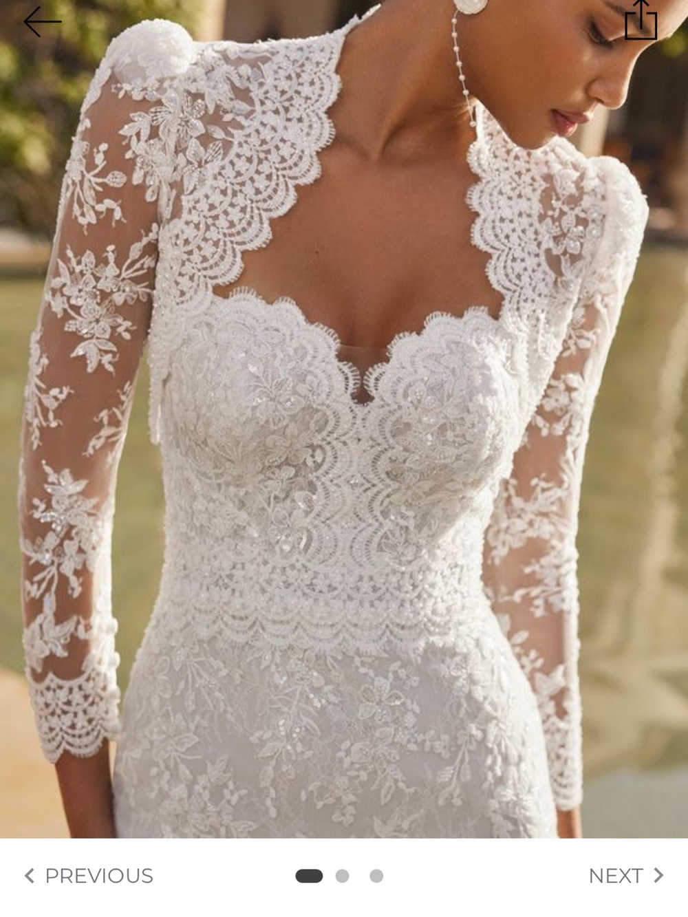 Rosa Clara Bolero Scallop Open Neck